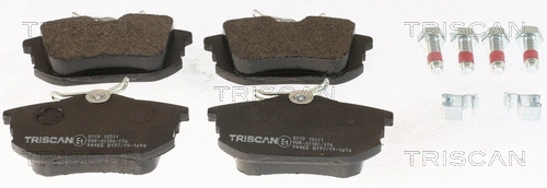 Brake Pad Set, disc brake (8110 10511)
