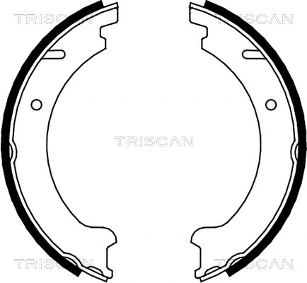 Brake Shoe Set, parking brake (8100 27506)
