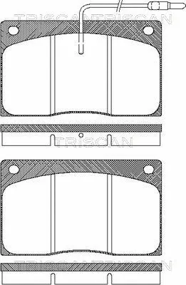 Brake Pad Set, disc brake (8110 25854)