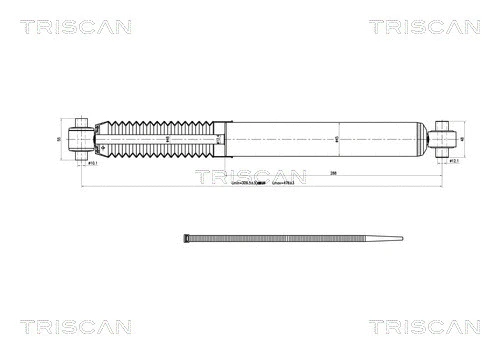 Shock Absorber (8705 28204)