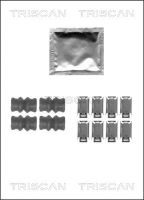 Accessory Kit, disc brake pad (8105 241612)