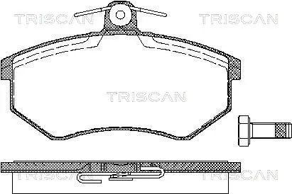 Brake Pad Set, disc brake (8110 29934)