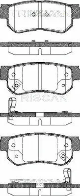 Brake Pad Set, disc brake (8110 43011)