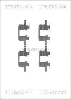 Accessory Kit, disc brake pad (8105 681533)