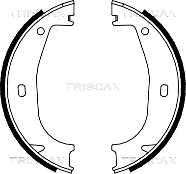 Brake Shoe Set, parking brake (8100 11553)