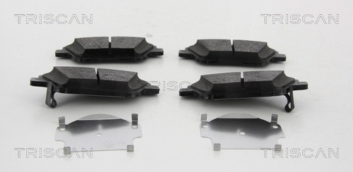 Brake Pad Set, disc brake (8110 43041)