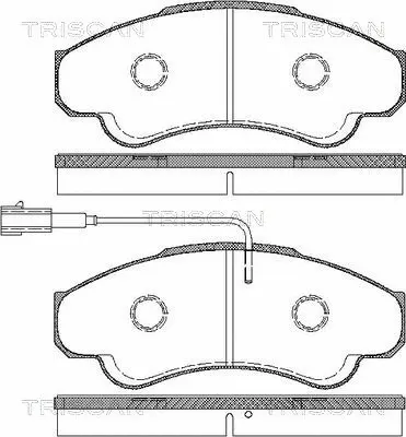 Brake Pad Set, disc brake (8110 10532)