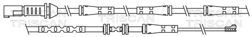 Warning Contact, brake pad wear (8115 11061)
