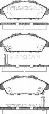 Brake Pad Set, disc brake (8110 40971)