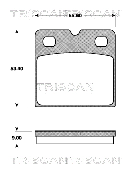 Brake Pad Set, disc parking brake (8110 10569)