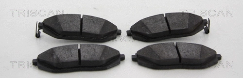 Brake Pad Set, disc brake (8110 21013)
