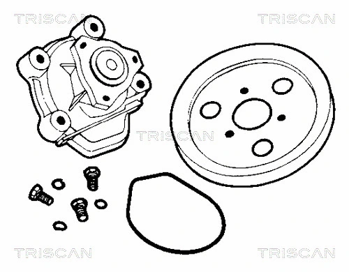 Water Pump, engine cooling (8600 40801)