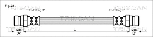 Brake Hose (8150 42217)