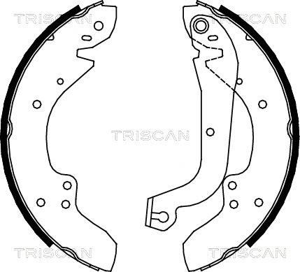 Brake Shoe Set (8100 10374)