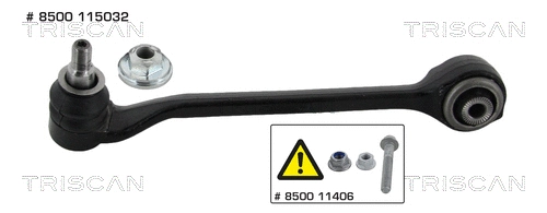 Control/Trailing Arm, wheel suspension (8500 115032)