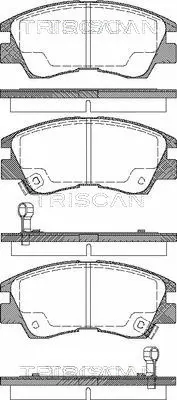 Brake Pad Set, disc brake (8110 42915)
