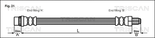 Brake Hose (8150 25114)