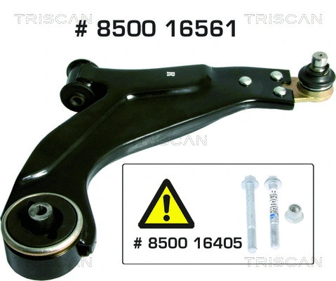 Control/Trailing Arm, wheel suspension (8500 16561)