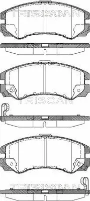 Brake Pad Set, disc brake (8110 24010)