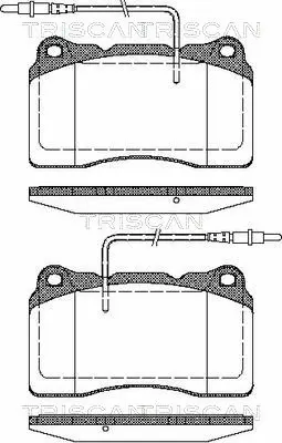 Brake Pad Set, disc brake (8110 28032)