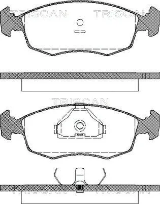 Brake Pad Set, disc brake (8110 16868)