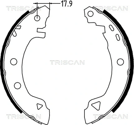 Brake Shoe Set (8100 12523)