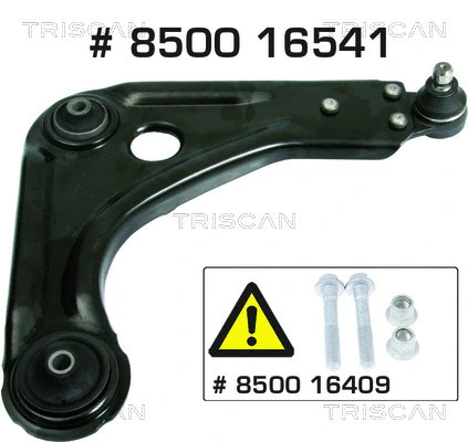Control/Trailing Arm, wheel suspension (8500 16541)