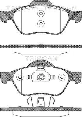 Brake Pad Set, disc brake (8110 25013)