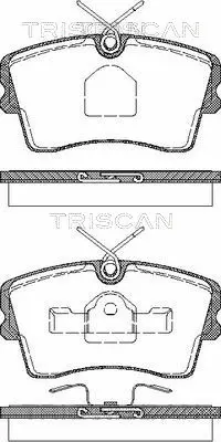 Brake Pad Set, disc brake (8110 24860)