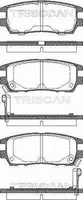 Brake Pad Set, disc brake (8110 42003)