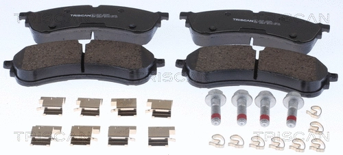 Brake Pad Set, disc brake (8110 29189)