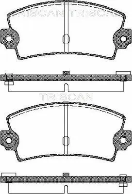 Brake Pad Set, disc brake (8110 25016)