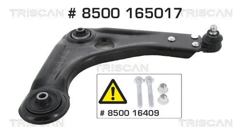 Control/Trailing Arm, wheel suspension (8500 165017)