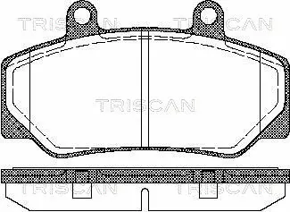 Brake Pad Set, disc brake (8110 27935)