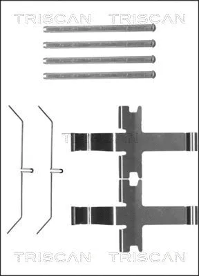 Accessory Kit, disc brake pad (8105 131647)