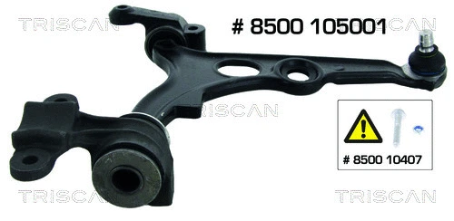 Control/Trailing Arm, wheel suspension (8500 105001)