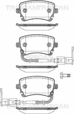 Brake Pad Set, disc brake (8110 29041)