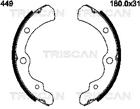 Brake Shoe Set (8100 68449)