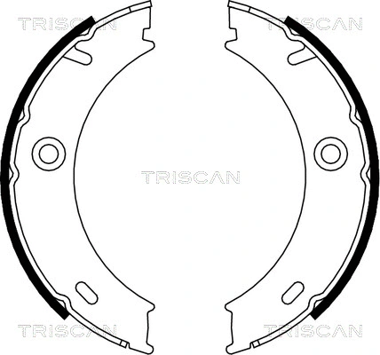 Brake Shoe Set, parking brake (8100 23025)