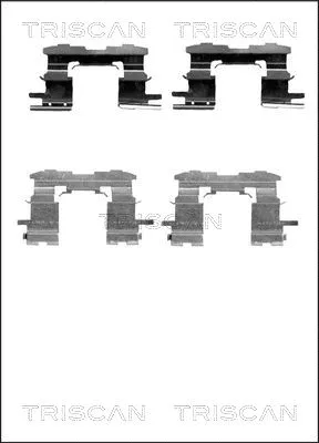 Accessory Kit, disc brake pad (8105 131637)
