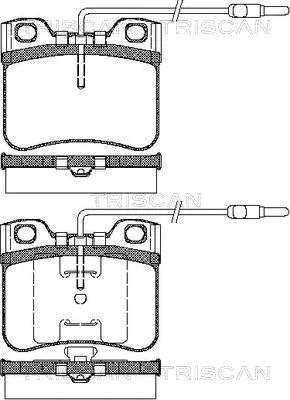 Brake Pad Set, disc brake (8110 38932)