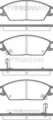 Brake Pad Set, disc brake (8110 43182)
