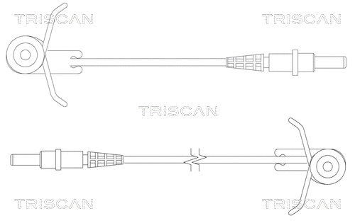 Warning Contact, brake pad wear (8115 10004)