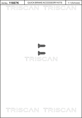 Screw Set, brake disc (8105 116008)