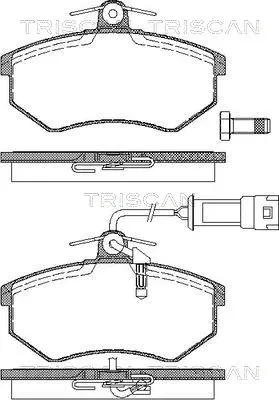 Brake Pad Set, disc brake (8110 29987)