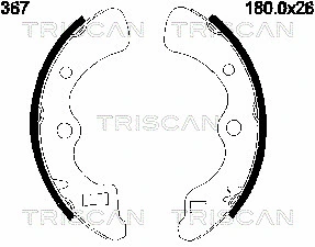Brake Shoe Set (8100 40367)