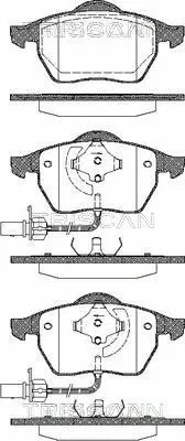 Brake Pad Set, disc brake (8110 29016)