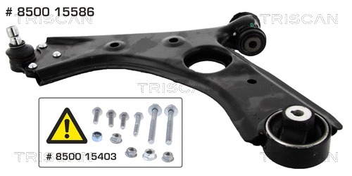 Control/Trailing Arm, wheel suspension (8500 15586)