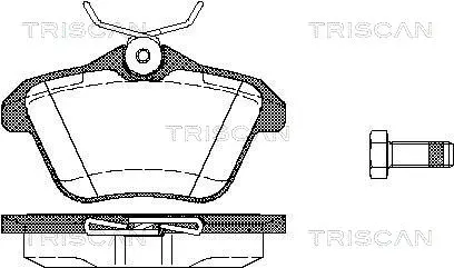 Brake Pad Set, disc brake (8110 12003)
