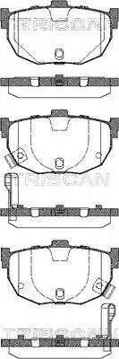 Brake Pad Set, disc brake (8110 43026)